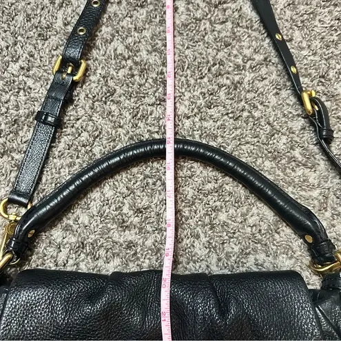 Marc by Marc Jacobs Classic Q Lil Ukita black leather bag.