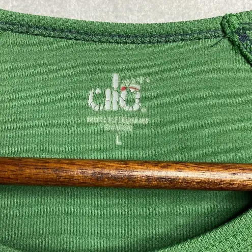 Alo Yoga Alo Green and Gray Long Sleeve Tee Shirt Size L