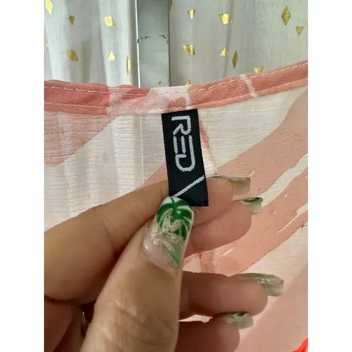 MRP Mr Price Embellished Trim Sheer Tribal Print Kaftan Swim Cover Up One Size Size undefined