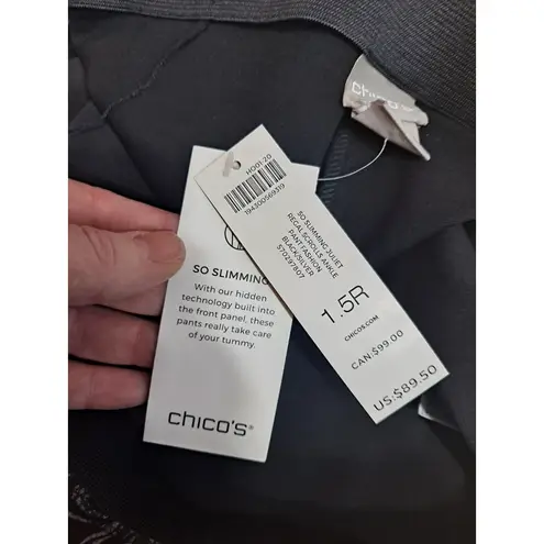 NWT Chicos Women's So Slimming Juliet Regal Scroll Ankle Pull