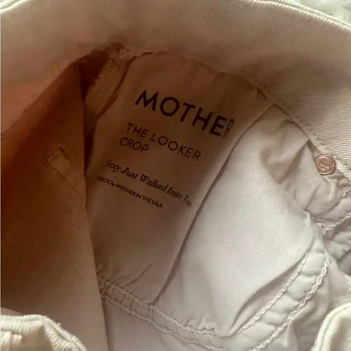 MOTHER The Looker Crop Sexy Just Walked Into Town Jean Pink Size 28