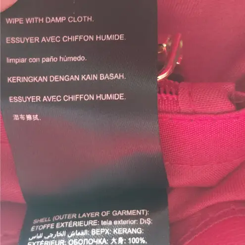 Badgley Mischka Women's Small Red Quilted Crossbody Shoulder Bag Purse Party