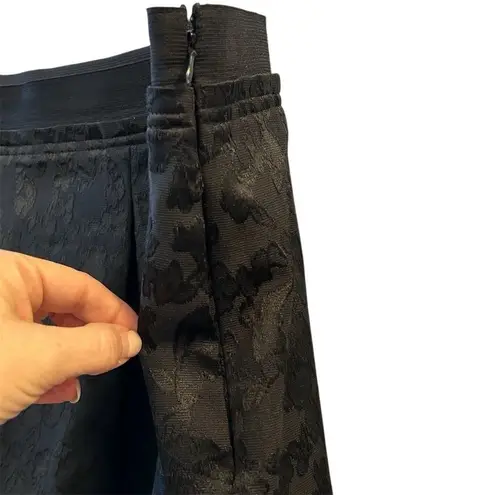 Daisy Fuentes Women's 2XL Black A-Line Knee Length Skirt Side Zip with pockets