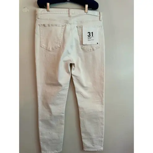 RE/DONE  Orginals 90s High Rise Ankle Crop in Vintage White size 31 (US L 8/10)