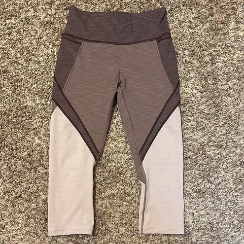Lululemon  Early Extension High-Rise Crop Leggings Purple Size 6 - Image 2