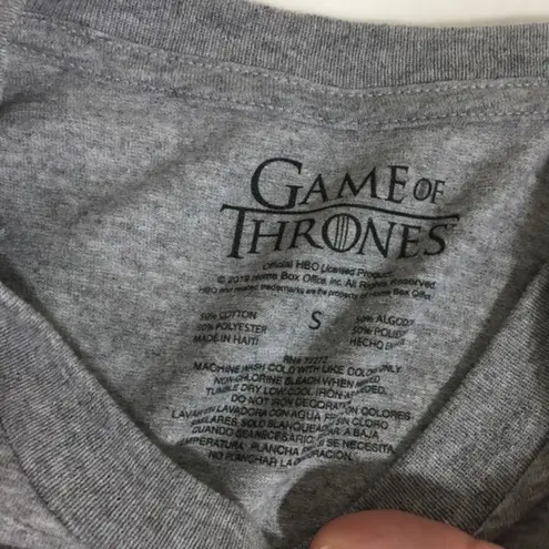 HBO NWOT Light Gray Game of Thrones Tee T Shirt New