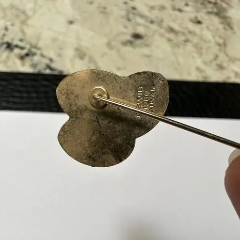 Gold Tone Easter Egg Lapel Stick Pin Signed SWIB 1980