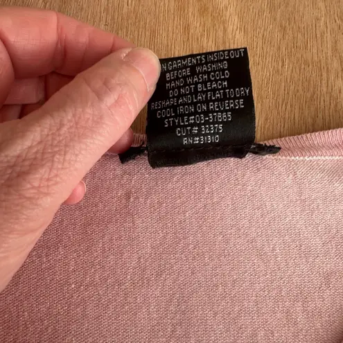 AGB Byer California Pink Embroidered Button Cardigan Women’s XS/S Fall Layering Size 6