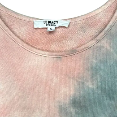 BB Dakota x Steve Madden Cosmic Girl Terry Mini Sweatshirt Dress. Size small Pink