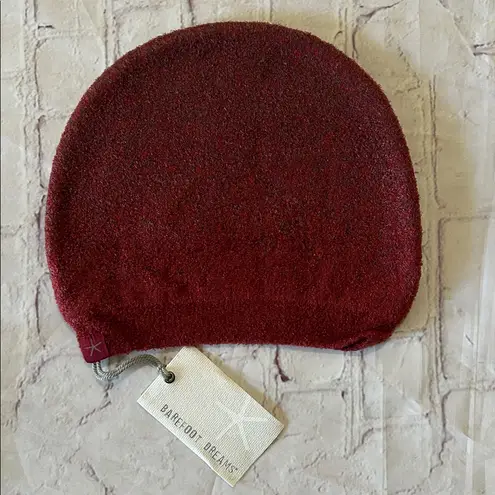 Barefoot Dreams NWT CozyChic Lite Confetti Soft Women's Beanie OS Crimson Red