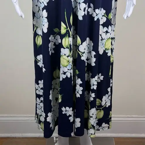 London Times Woman Floral Surplus Style Maxi Dress (Missing Belt)