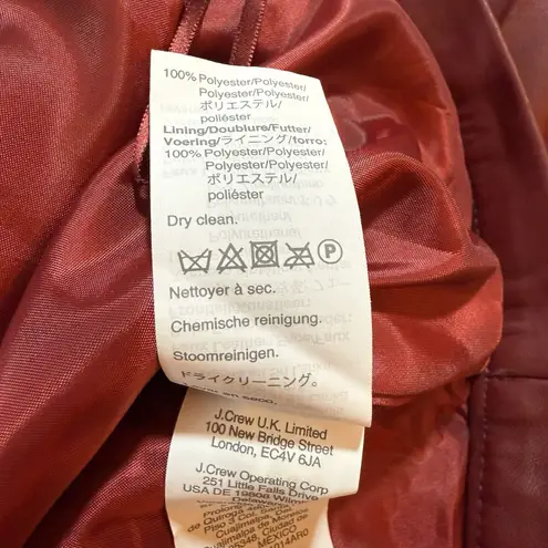 J. Crew Accordion Pleat Faux Leather Midi Skirt A