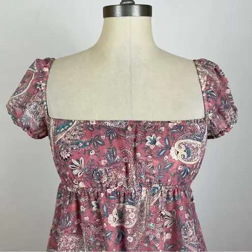 Show Me Your Mumu  Sweet Scrunch Top in Dusty Pink