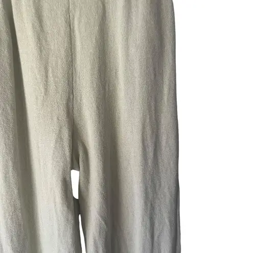 St. John Collection By Marie Gray Size 8 Santana Knit Wide Leg Light Green Pants