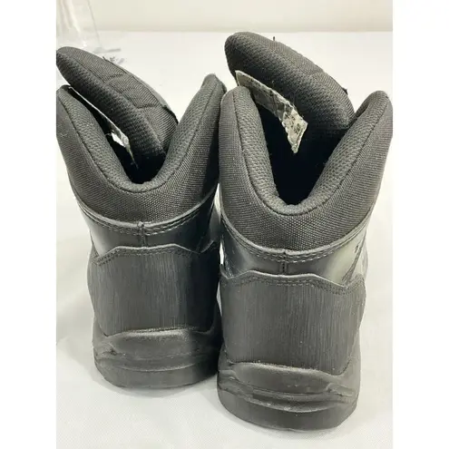 Womans Brahma Citrus Size 6.5 Black Leather Steel Toe Work Boots NWOT