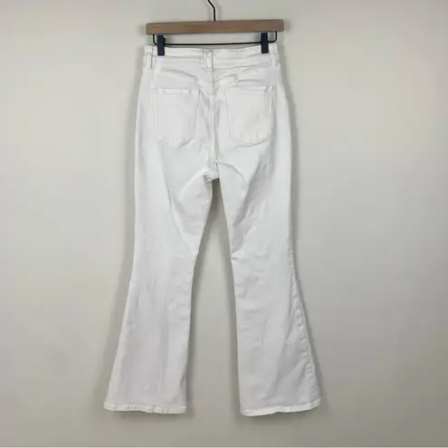 Elizabeth and James Off White High Rise Flare Jean, 6/28