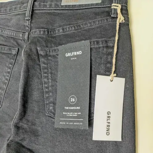 GRLFRND Karolina Black High Rise Jeans