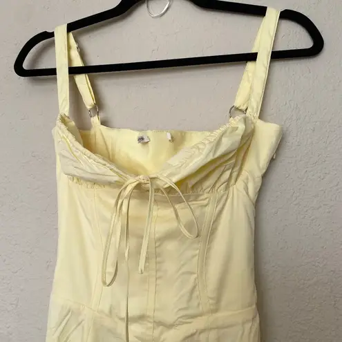 House Of CB  'Carmen' Buttercup Bustier Sundress yellow NWOT size XS