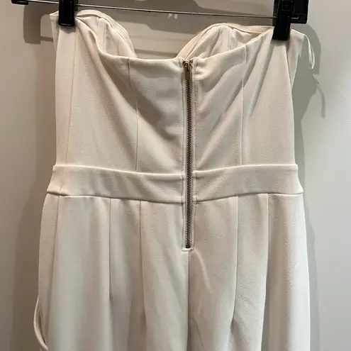 EXPRESS White  Jumpsuit. Perfect for wedding rehearsal dinner. Size 2.