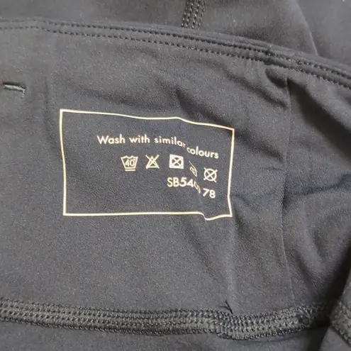 Sweaty Betty Teal Blue Green High-Waisted Side Pocket POWER 7/8 Leggings US 10