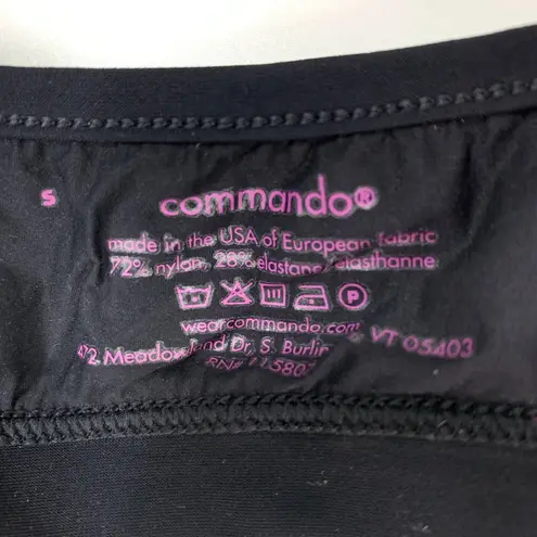 Commando  Bra Women's Size S Triangle Bralette Adjustable Straps Black