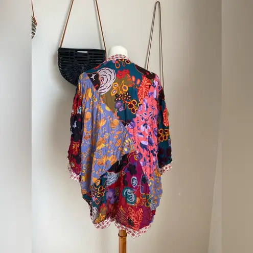 Anthropologie  Patchwork Cocoon Kimono Cardigan, Size M/L