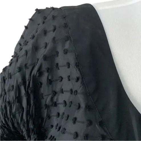 Vintage Womens Dress Large Cocktail 50s Pinup Classic Retro Formal Rockabilly Black Size M