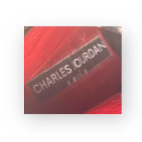 Vintage: Charles Jourdan 𒀭 Island Platform Stiletto Heel Boots 𒀭Black Leather Black Size 7.5