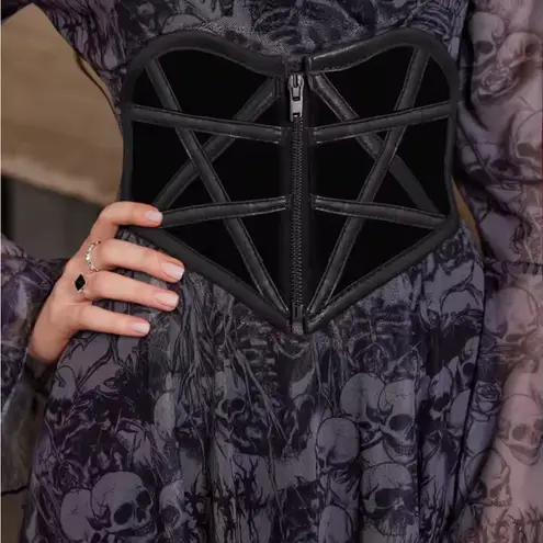 Black Gothic Corset Belt