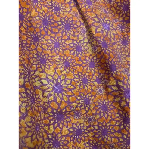 Gramicci Chambray Dress Tunic Short Boho Red Orange Cotton Casual Women's XL