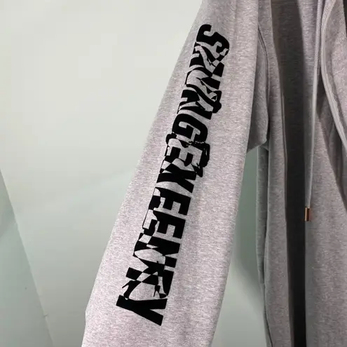 Savage X Fenty Women Grey Showgirl Hoodie One Piece Jumpsuit Size 3X