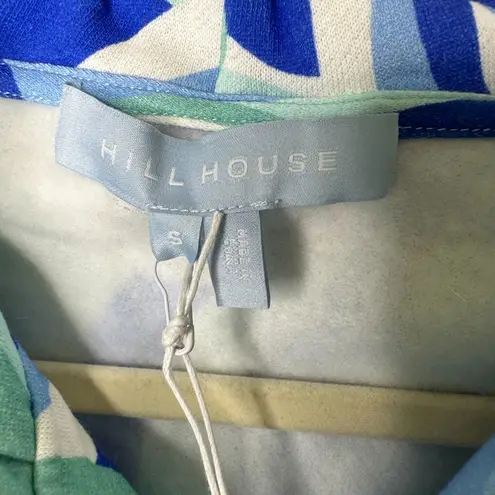 Hill House NEW The Allie Zip-Up Jacket Ocean Kaleidoscope Blue Jacket Small