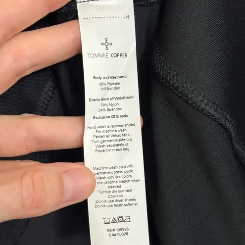 NWT Tommie Copper Lower Back Support Leggings with Adjustable Straps