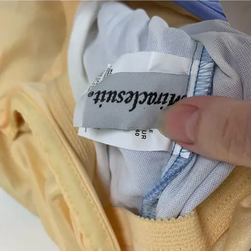 MiracleSuit women's size 10 medium Blue Tankini Top new separates slimming Kara