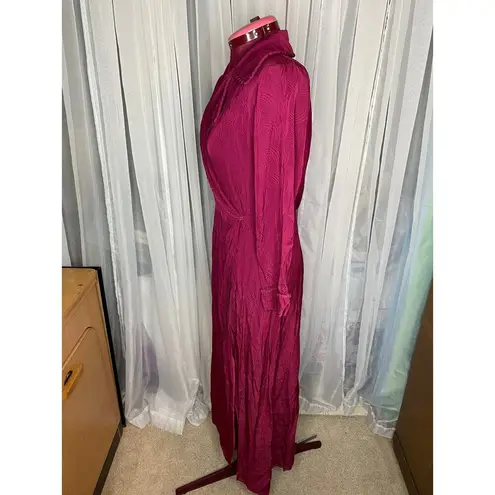 styled by Kamore dressing gown Wrap dress 1940s Red