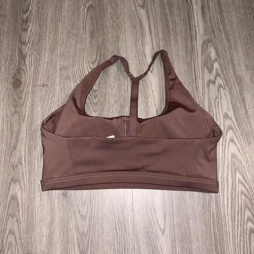 Oner Active “Cool Brown” Square Neck Sports Bra