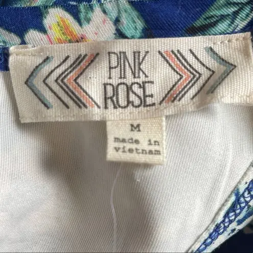 Pink Rose  Floral Dress nwt