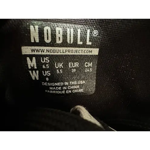 Nobull Black & Gray Tie Dye High Top Training Shoes US M6.5 W8