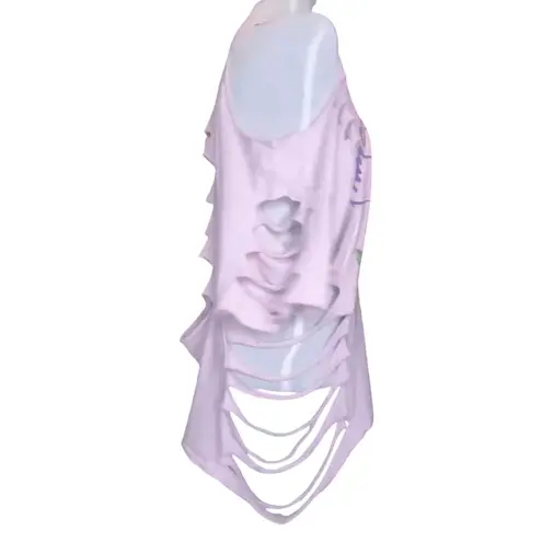 Prince and the Revolution World Tour 1985 Distressed Tee Size L / XL OOAK Purple