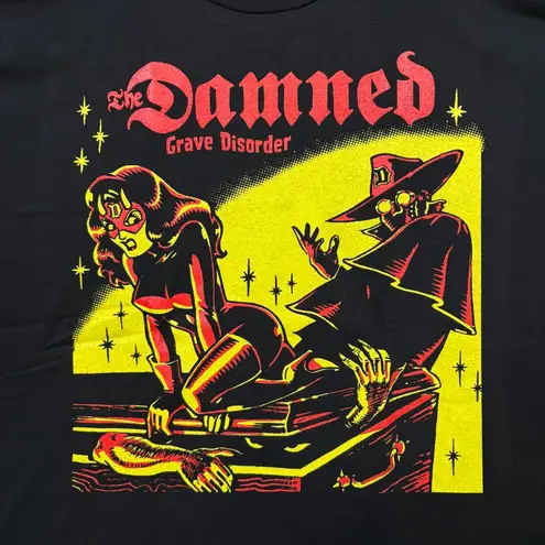 The Damned Grave Disorder Punk Rock Band T-Shirt Size Large