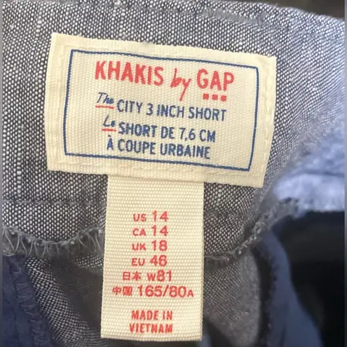 Gap Khakis by  The City 3” Blue Shorts