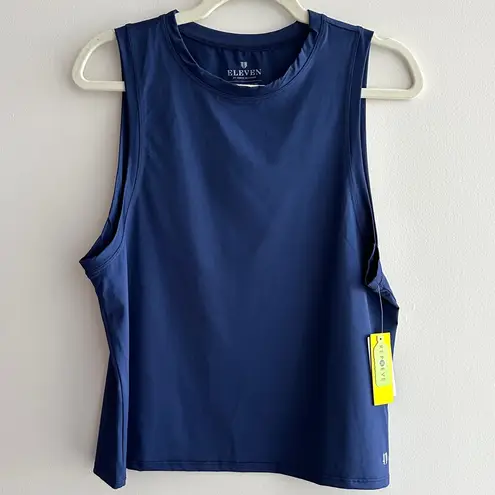 Eleven by Venus Williams Peace Maker Tank, Admiral Navy, Size Medium, NWT Blue