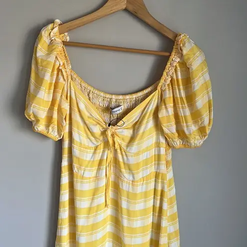 Faithfull the Brand check midi dress