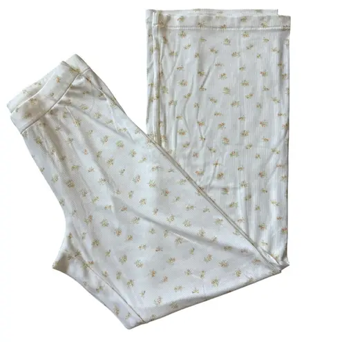 SKIMS Ribbed Floral Luxe Lounge Pants Marble Garden Size XS