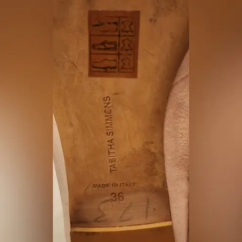 Tabitha Simmons Equipment Lynette Suede Point Toe Flats Women’s Baby Pink Size 6