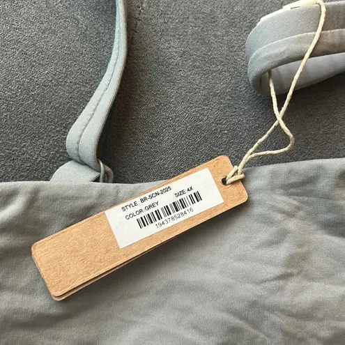 SKIMS NWT  Scoop Bralette Onyx GREY  NWT
