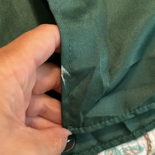 ATTACK ON TITAN small green hooded cape one button closure see flaw in pic