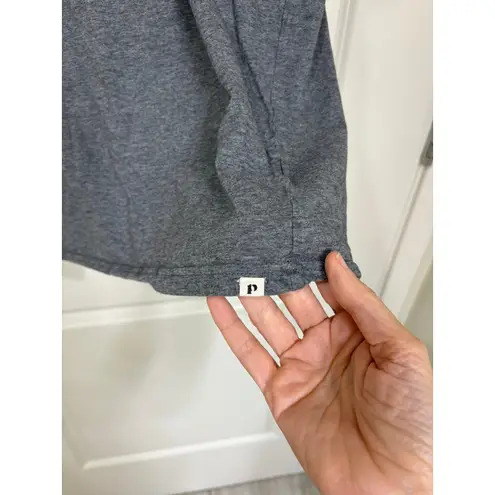 Pact Earth Day Every Day Gray colorful print cotton shirt size XL