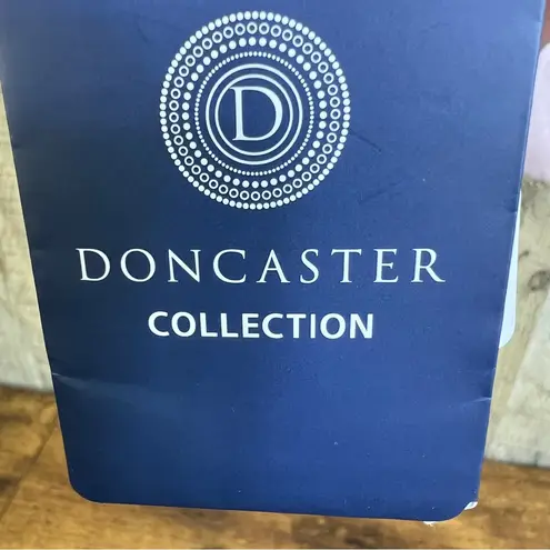 Doncaster Collection Wool Blend Pink Tabbed Long Sleeve Button Front Blouse - Image 7