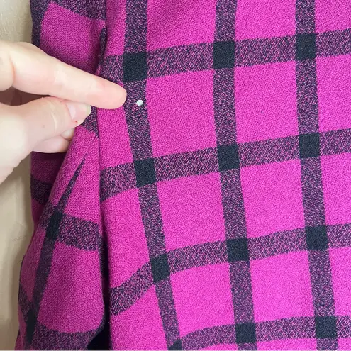 Pendleton VTG 70s-80s Virgin Wool Blazer Jacket Violet Plaid Size 16 USA Preppy